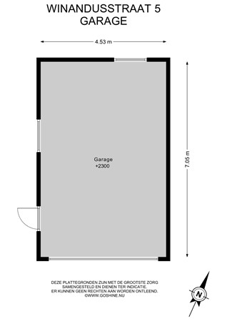 Floorplan - Winandusstraat 5, 6181 NG Elsloo